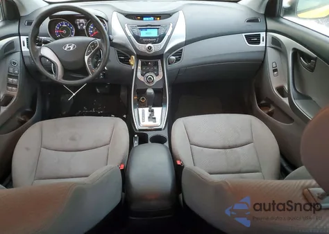 2013 Hyundai Elantra Gls from USA, damaged, VIN KMHDH4AE5DU595188